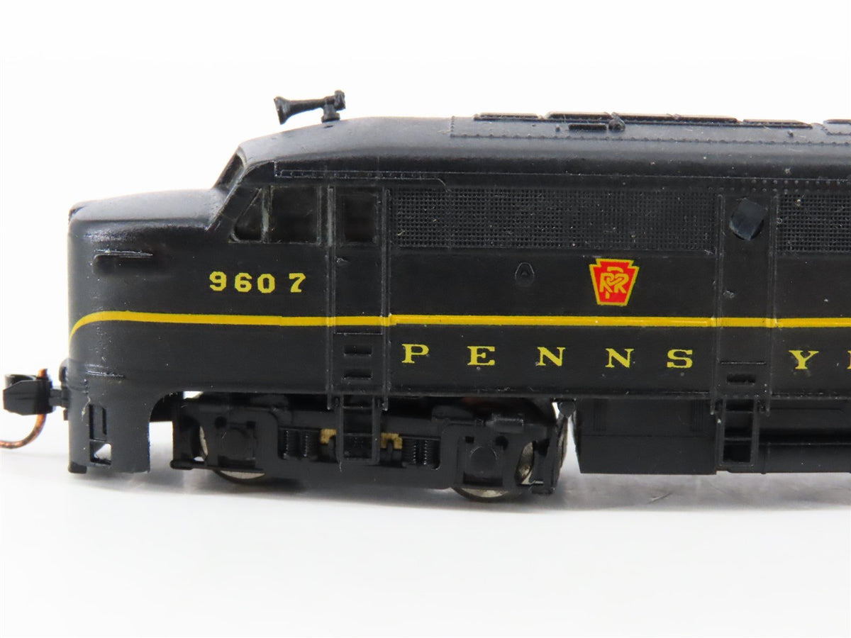 N Scale Life-Like 7415 PRR Pennsylvania ALCO FA1 Diesel #9607 - Custom