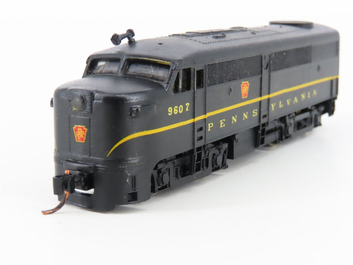 N Scale Life-Like 7415 PRR Pennsylvania ALCO FA1 Diesel #9607 - Custom