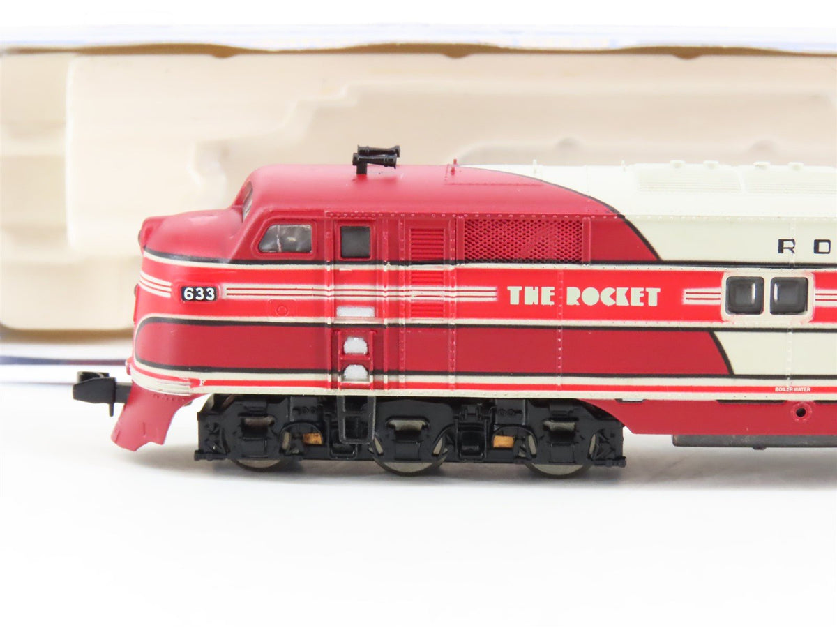 N Scale Life-Like 7015 RI Rock Island &quot;Rocket&quot; EMD E7A Diesel Locomotive #633