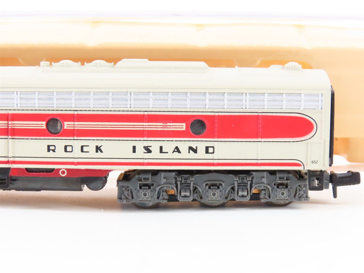 N Scale Life-Like RI Rock Island &quot;Rocket&quot; EMD E8A Diesel Locomotive #652