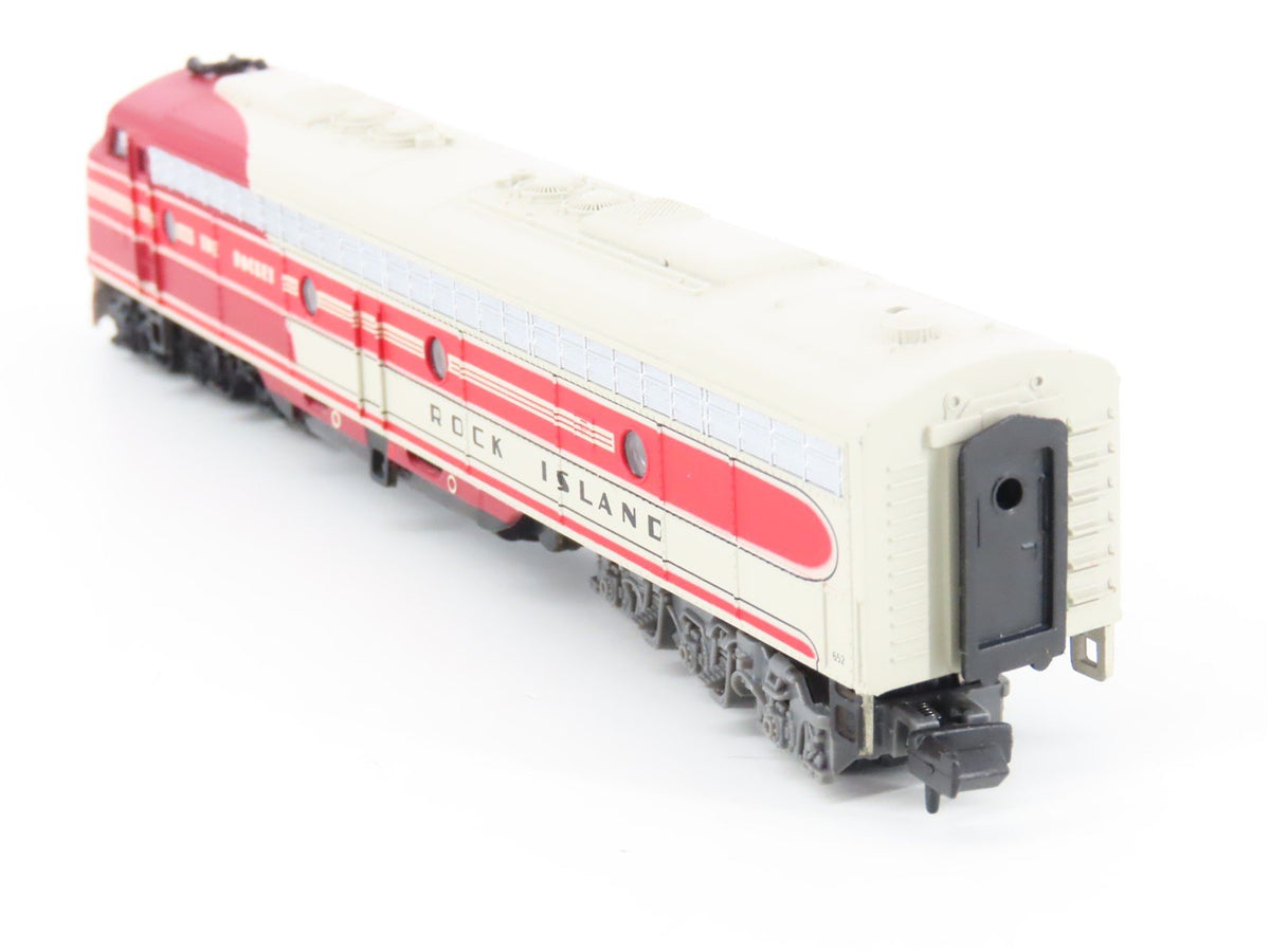 N Scale Life-Like RI Rock Island &quot;Rocket&quot; EMD E8A Diesel Locomotive #652