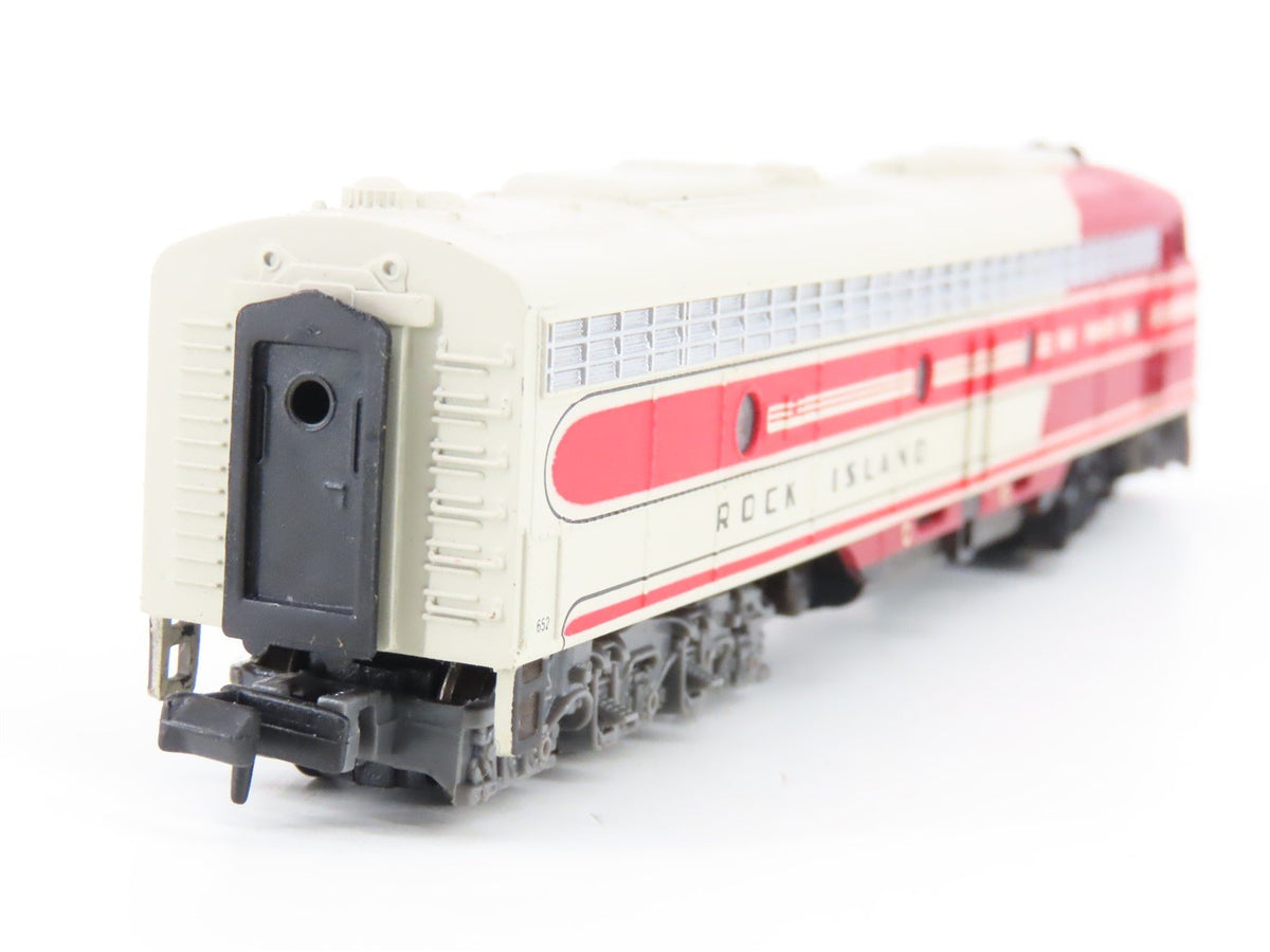 N Scale Life-Like RI Rock Island &quot;Rocket&quot; EMD E8A Diesel Locomotive #652
