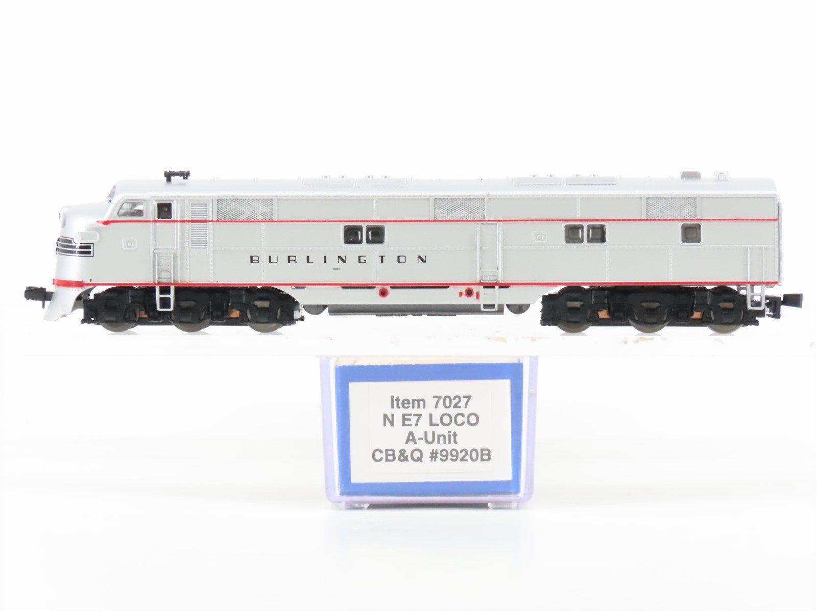 N Scale Life-Like 7027 CB&Q Burlington Route EMD E7A Diesel #9920B