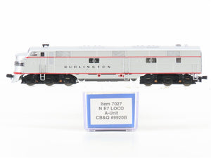 N Scale Life-Like 7027 CB&Q Burlington Route EMD E7A Diesel #9920B