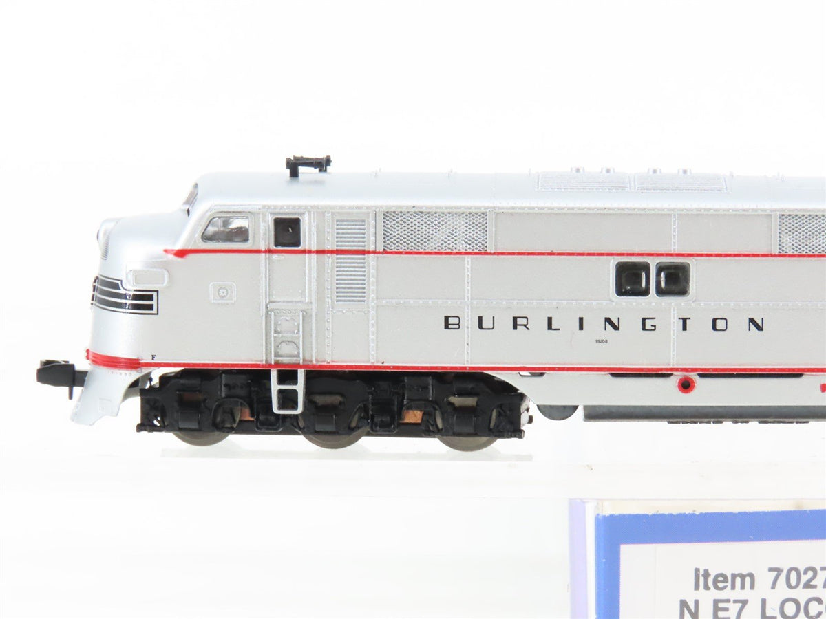 N Scale Life-Like 7027 CB&amp;Q Burlington Route EMD E7A Diesel #9920B