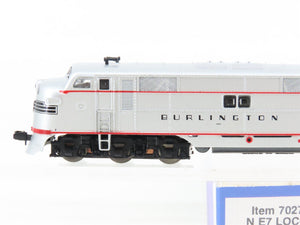 N Scale Life-Like 7027 CB&Q Burlington Route EMD E7A Diesel #9920B
