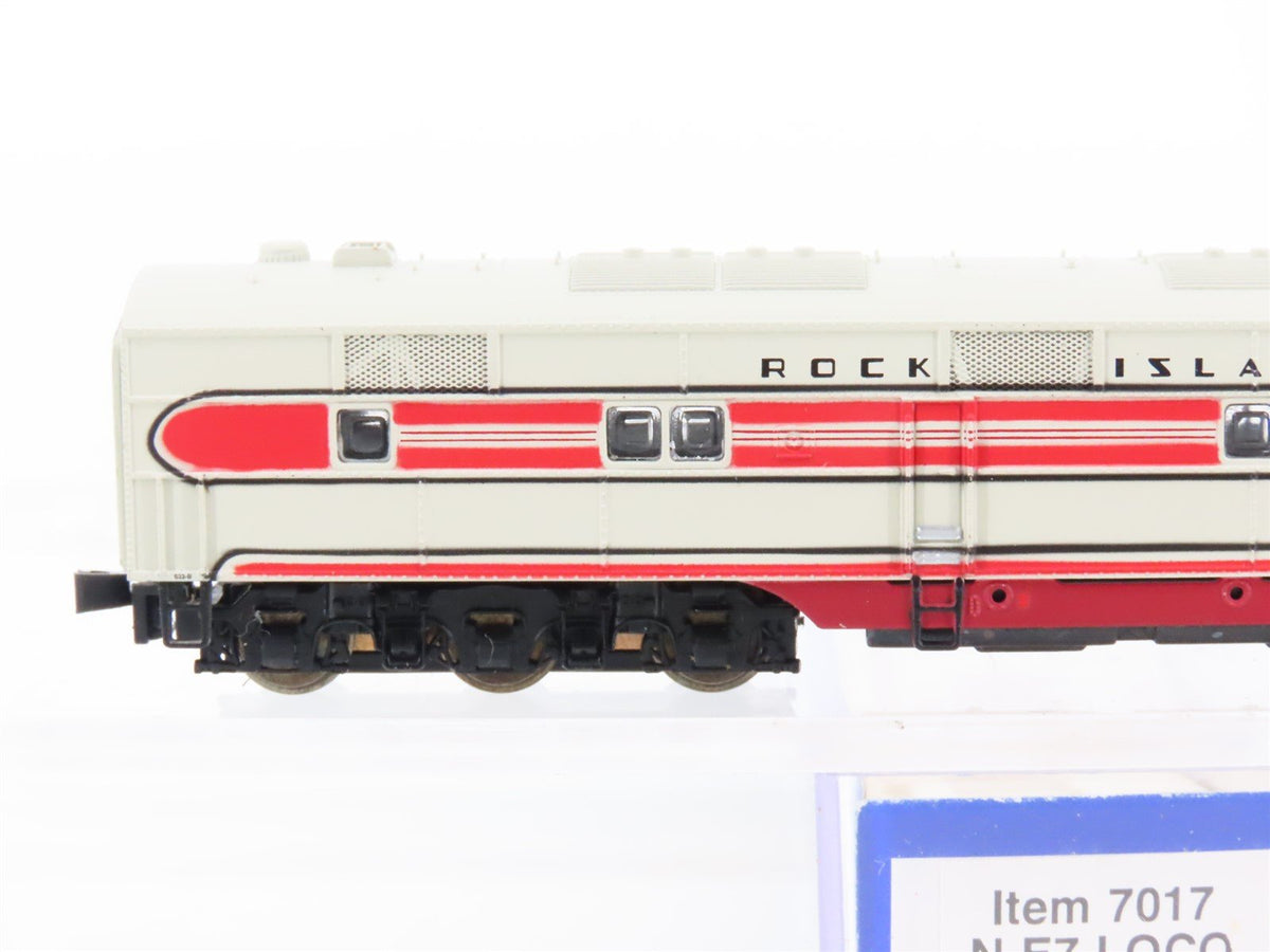 N Scale Life-Like 7017 RI Rock Island &quot;Rocket&quot; EMD E7B Diesel #632B - Unpowered