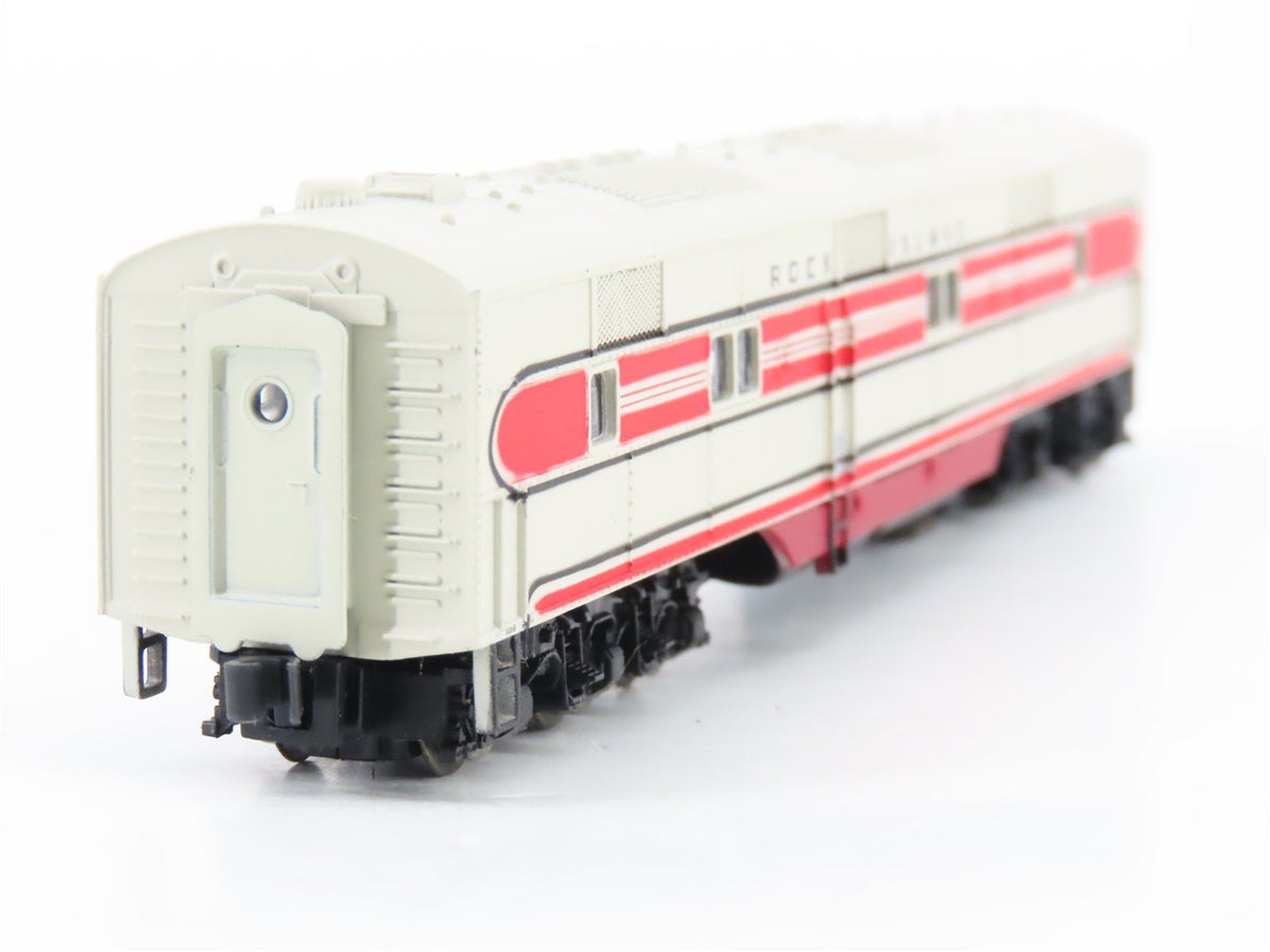 N Scale Life-Like 7017 RI Rock Island &quot;Rocket&quot; EMD E7B Diesel #632B - Unpowered