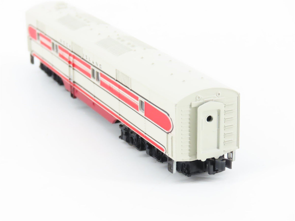 N Scale Life-Like 7017 RI Rock Island &quot;Rocket&quot; EMD E7B Diesel #632B - Unpowered