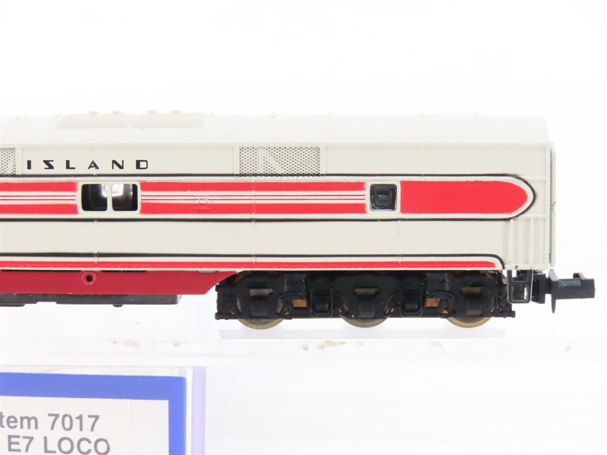 N Scale Life-Like 7017 RI Rock Island &quot;Rocket&quot; EMD E7B Diesel #632B - Unpowered