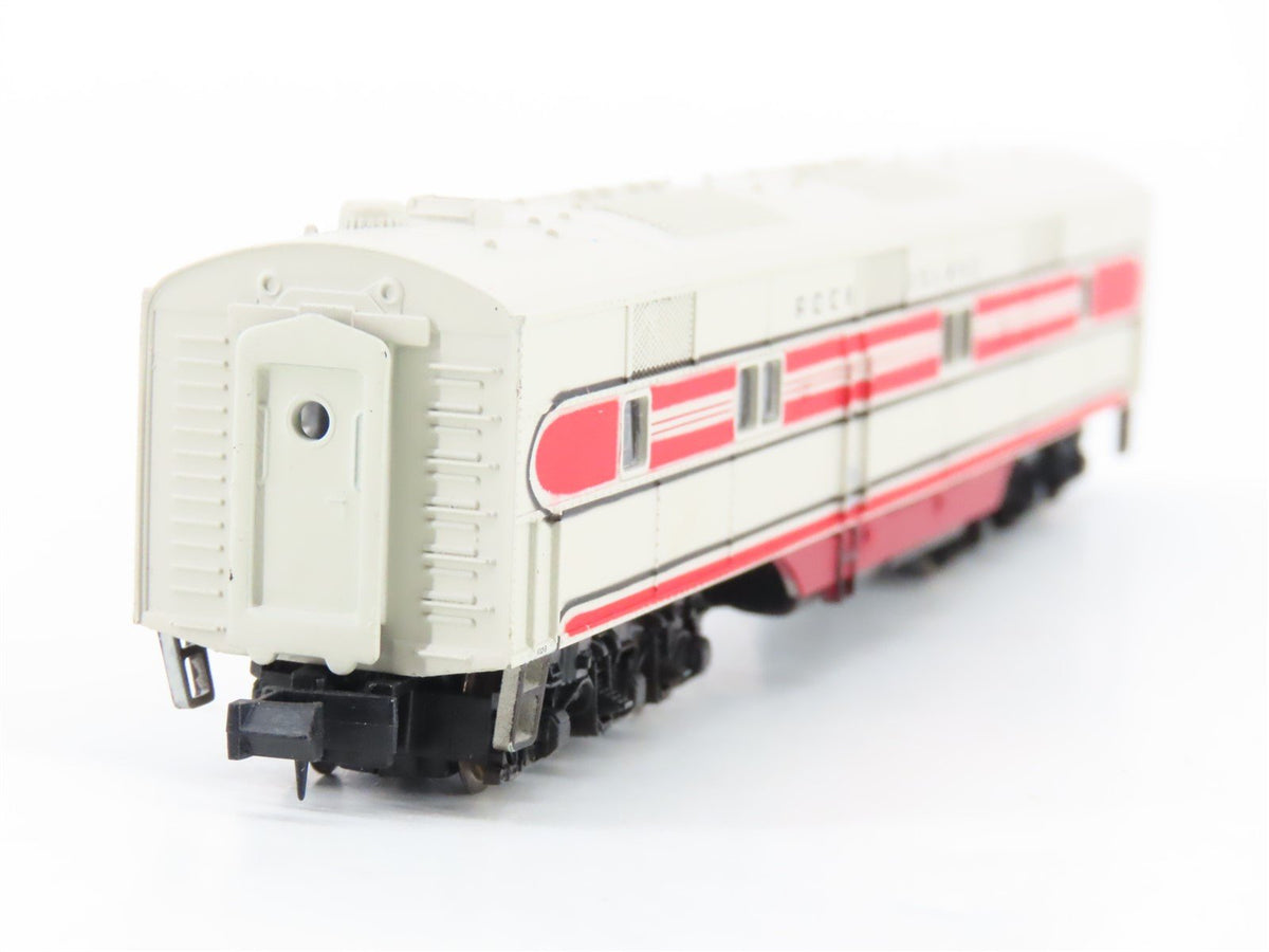 N Scale Life-Like 7017 RI Rock Island &quot;Rocket&quot; EMD E7B Diesel #632B - Unpowered