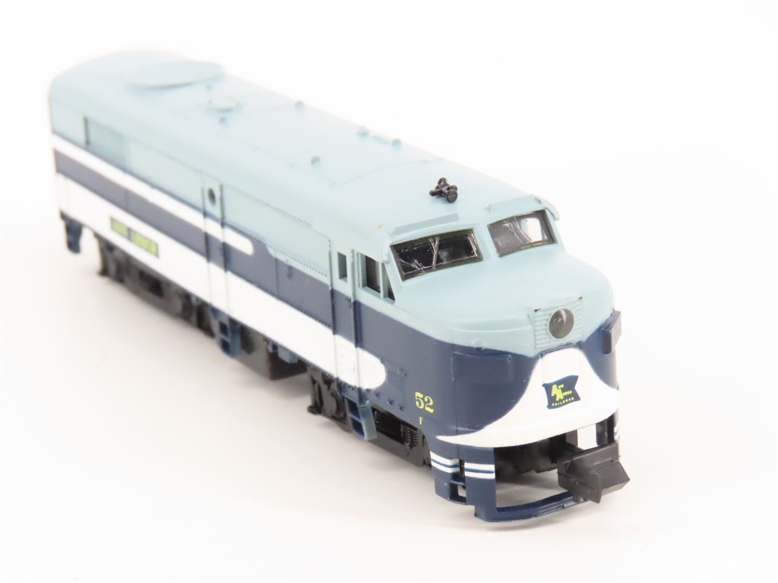 N Scale Life-Like 7938 AA Ann Arbor Railroad ALCO FA2 Diesel Locomotive #52