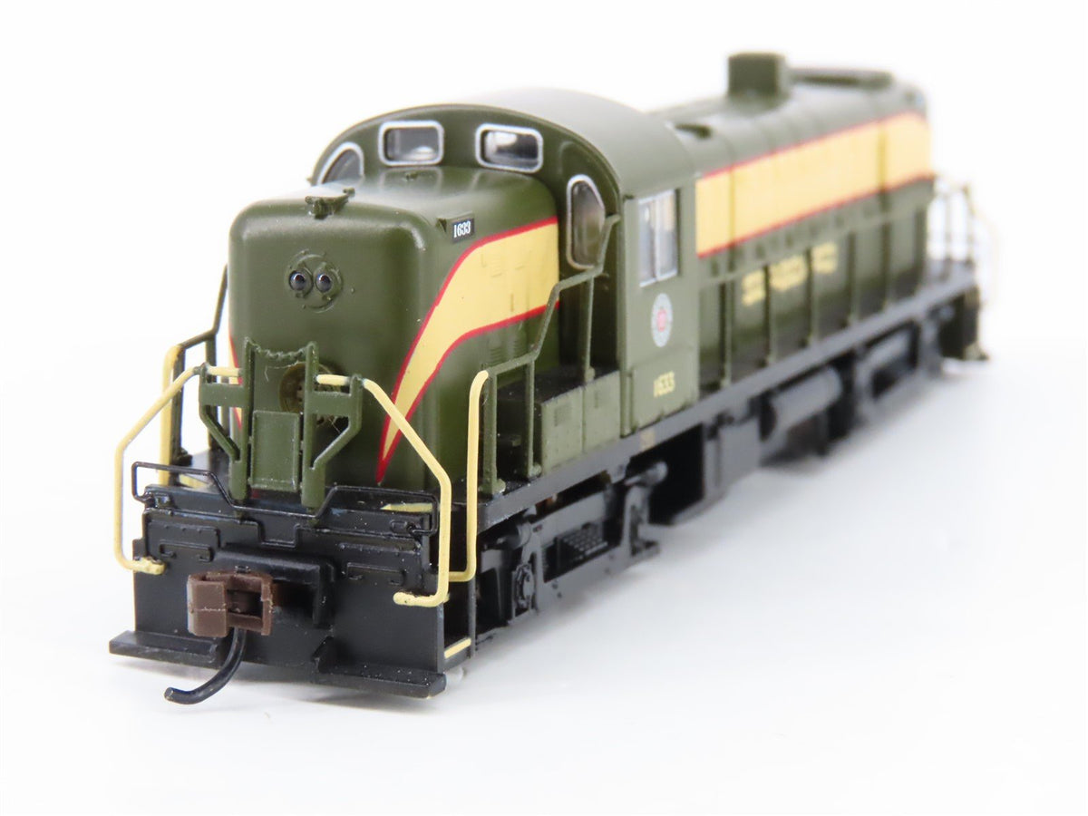 N Scale Bachmann 64258 SAL Seaboard Air Line ALCO RS-3 Diesel #1633 w/ DCC