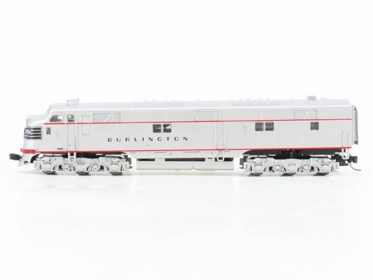 N Scale Precision Craft PCM CB&amp;Q Burlington EMD E7A Diesel #9926A w/ DCC &amp; Sound