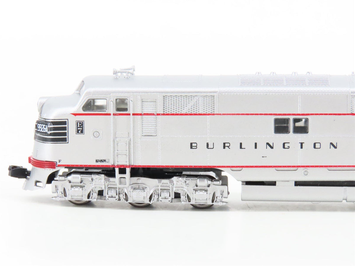 N Scale Precision Craft PCM CB&amp;Q Burlington EMD E7A Diesel #9926A w/ DCC &amp; Sound