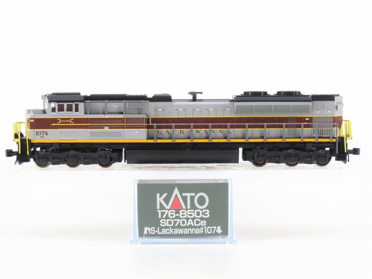 N Scale Kato 176-8503 NS Lackawanna Heritage SD70ACe Diesel Loco #1074