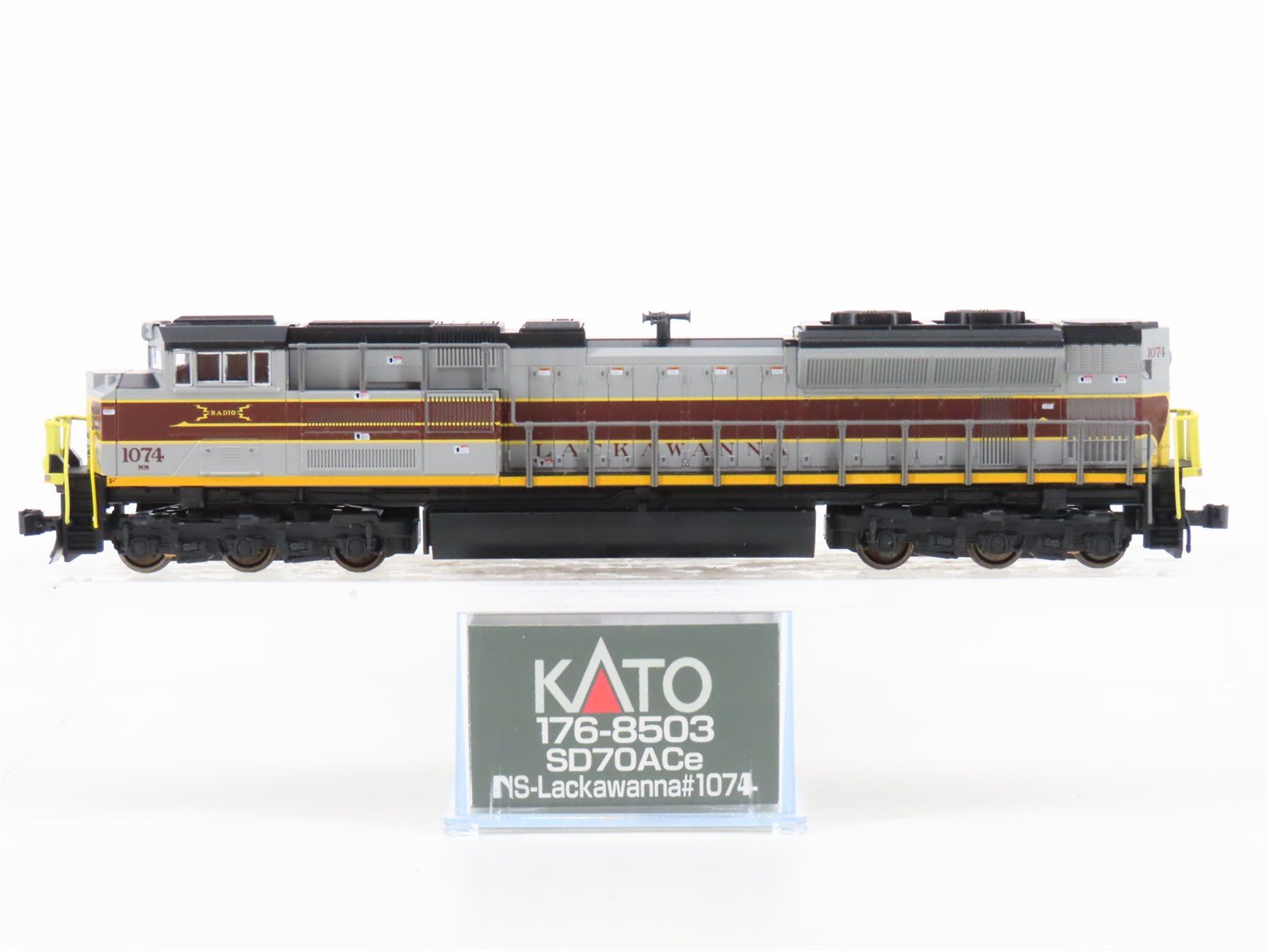N Scale Kato 176-8503 NS Lackawanna Heritage SD70ACe Diesel Loco #1074
