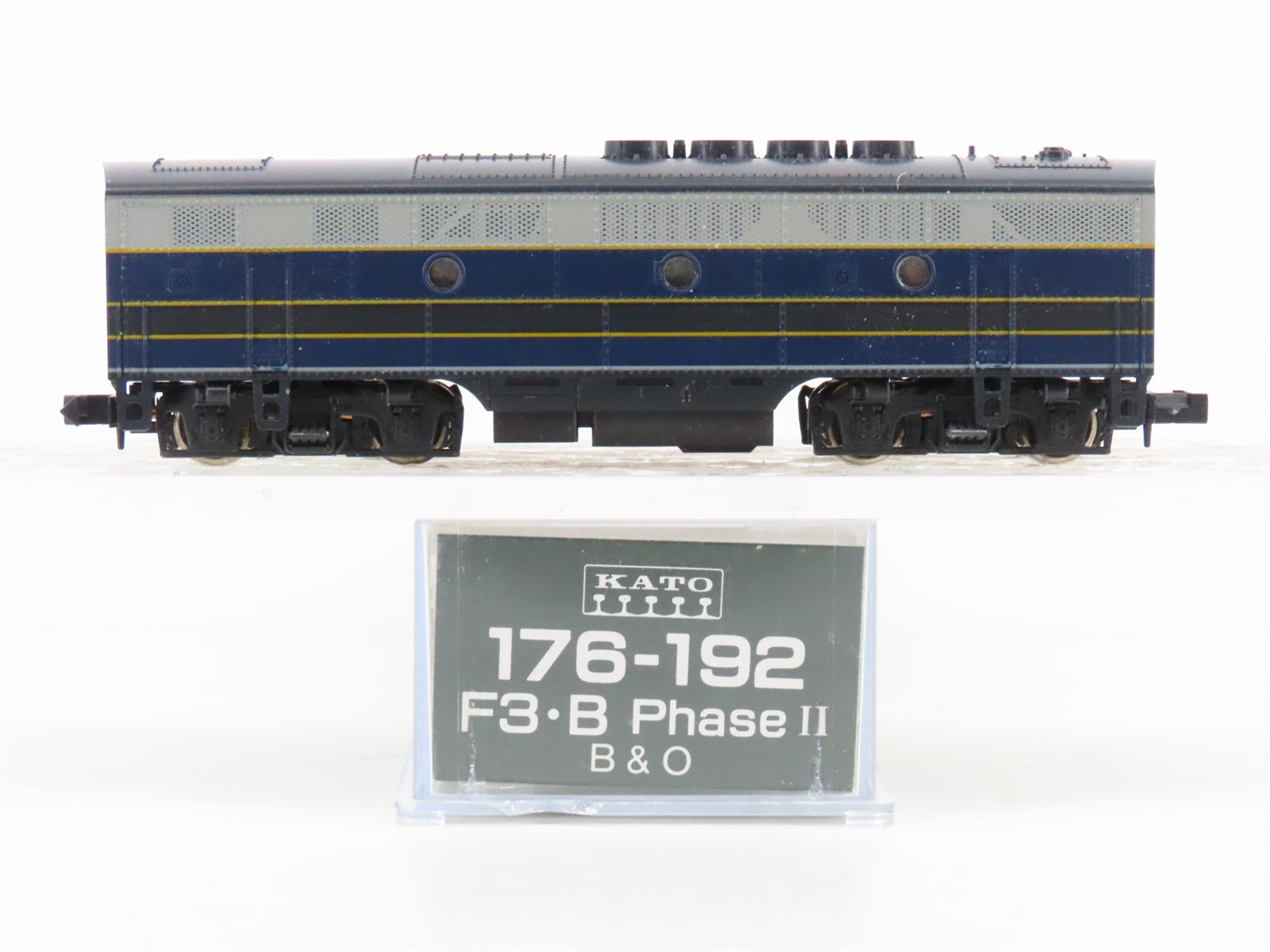 N Scale Kato 176-192 B&O Baltimore & Ohio F3B Phase II Diesel Locomotive