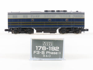 N Scale Kato 176-192 B&O Baltimore & Ohio F3B Phase II Diesel Locomotive