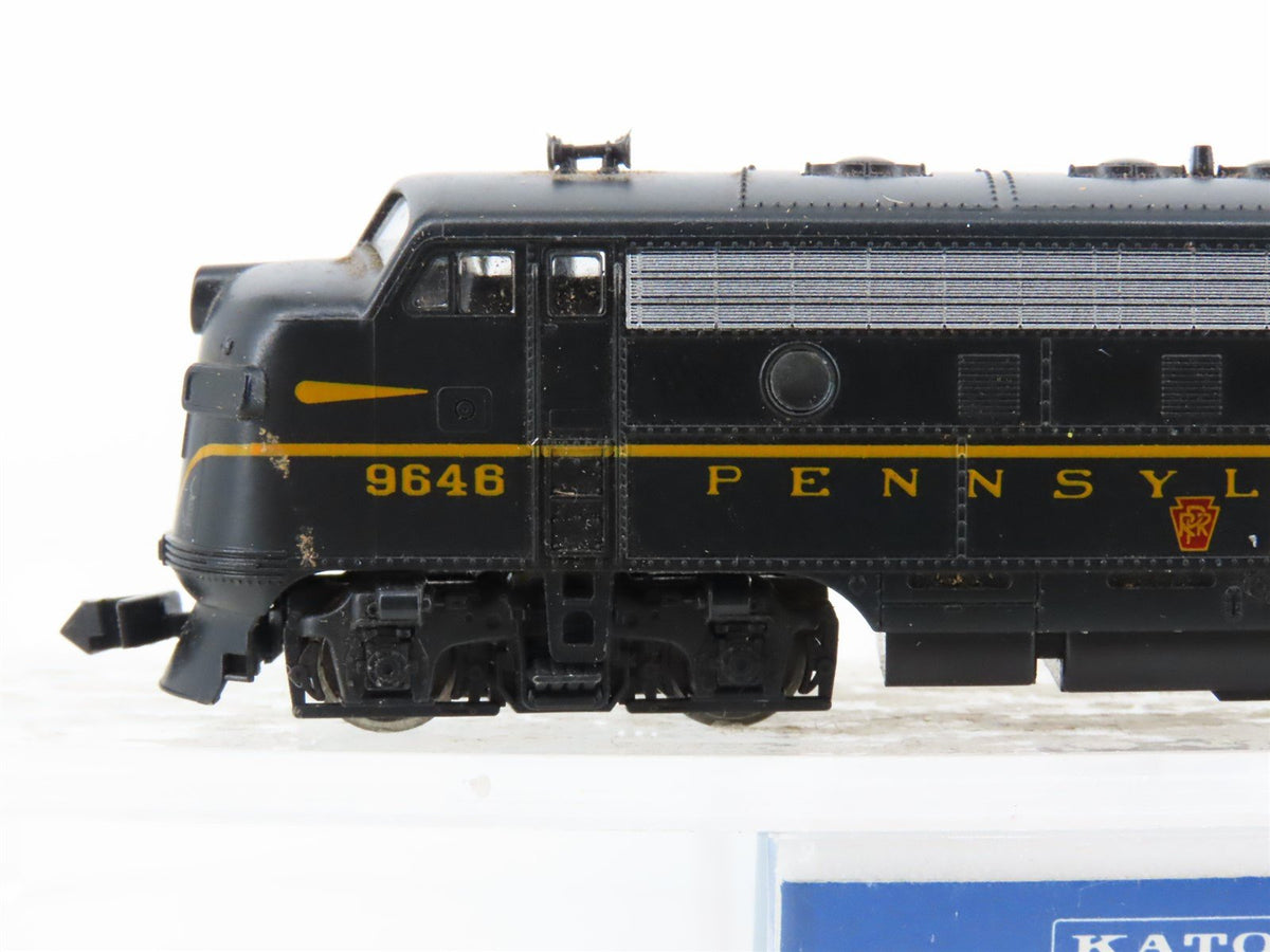 N Scale Kato 176-093 PRR Pennsylvania F7A Diesel Locomotive #9646