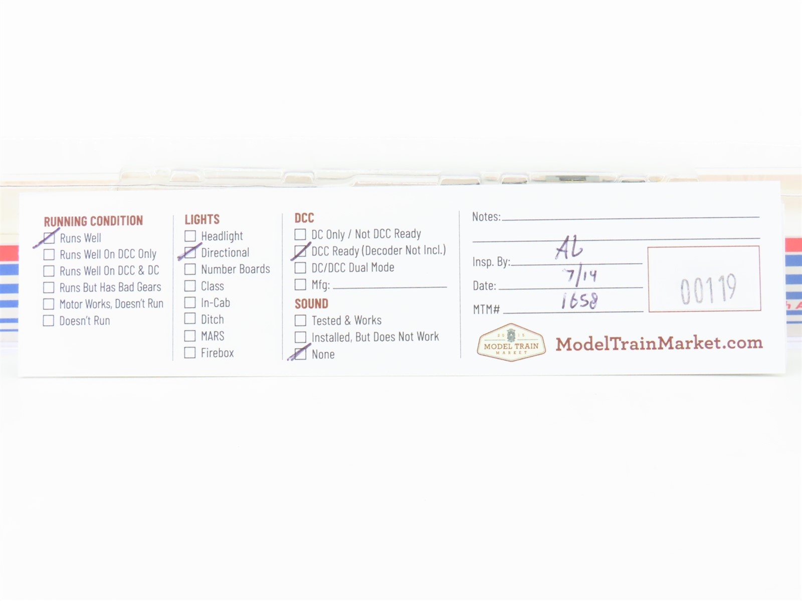 N Scale Atlas 49502 EL Erie Lackawanna H24-66 Trainmaster Diesel Loco #1853