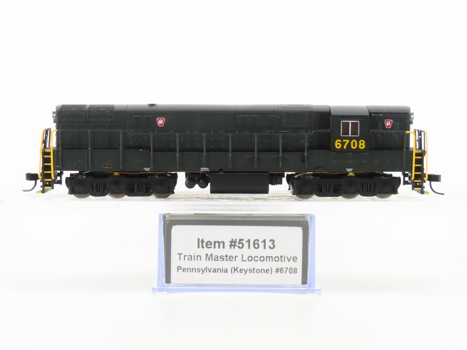 N Scale Atlas 51613 PRR Pennsylvania H24-66 Trainmaster "Keystone" Diesel #6708