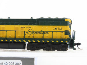 N Scale Atlas 40005302 CNW Chicago & Northwestern SD7 Diesel Locomotive #1663