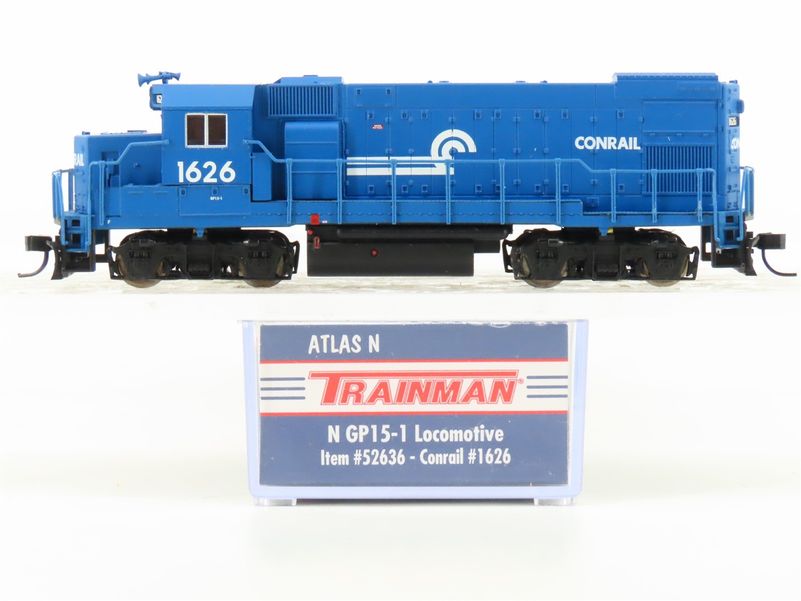 N Scale Atlas Trainman 52636 CR Conrail GP15-1 Diesel Locomotive #1626