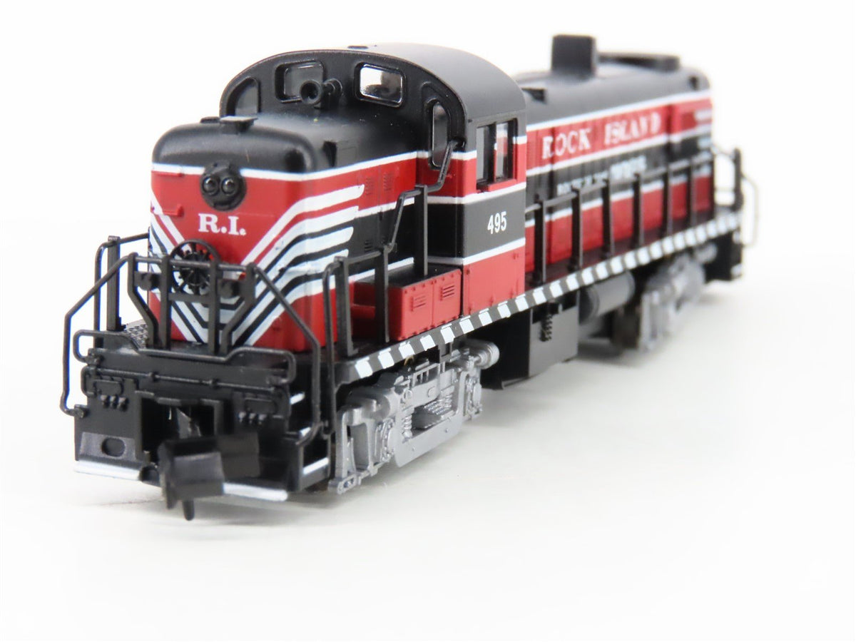 N Scale Atlas 42025 RI Rock Island RS-3 Diesel Locomotive #495