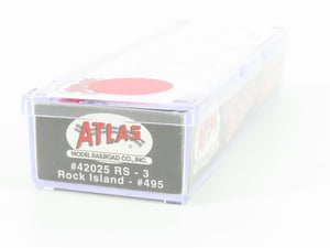 N Scale Atlas 42025 RI Rock Island RS-3 Diesel Locomotive #495