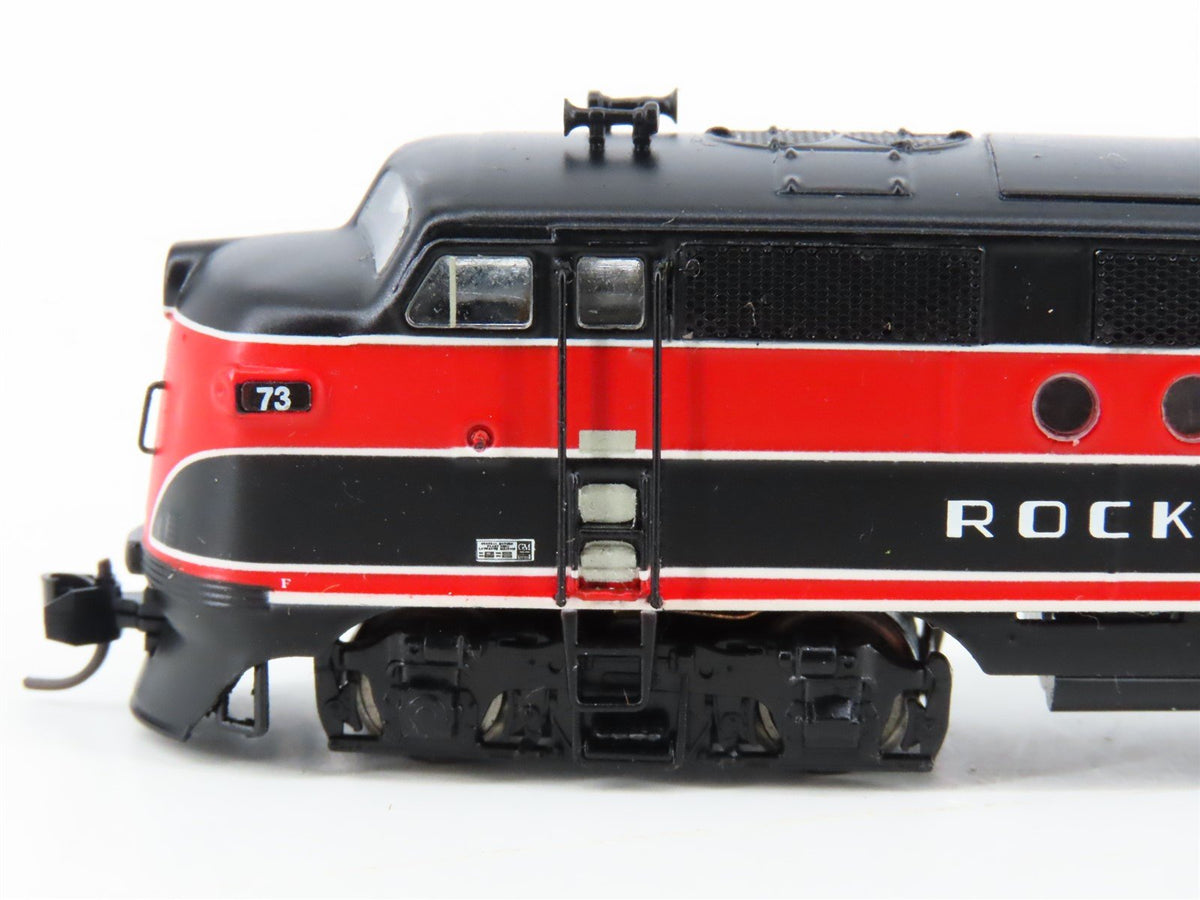 N Scale Intermountain RI Rock Island F7A Diesel Locomotive #73