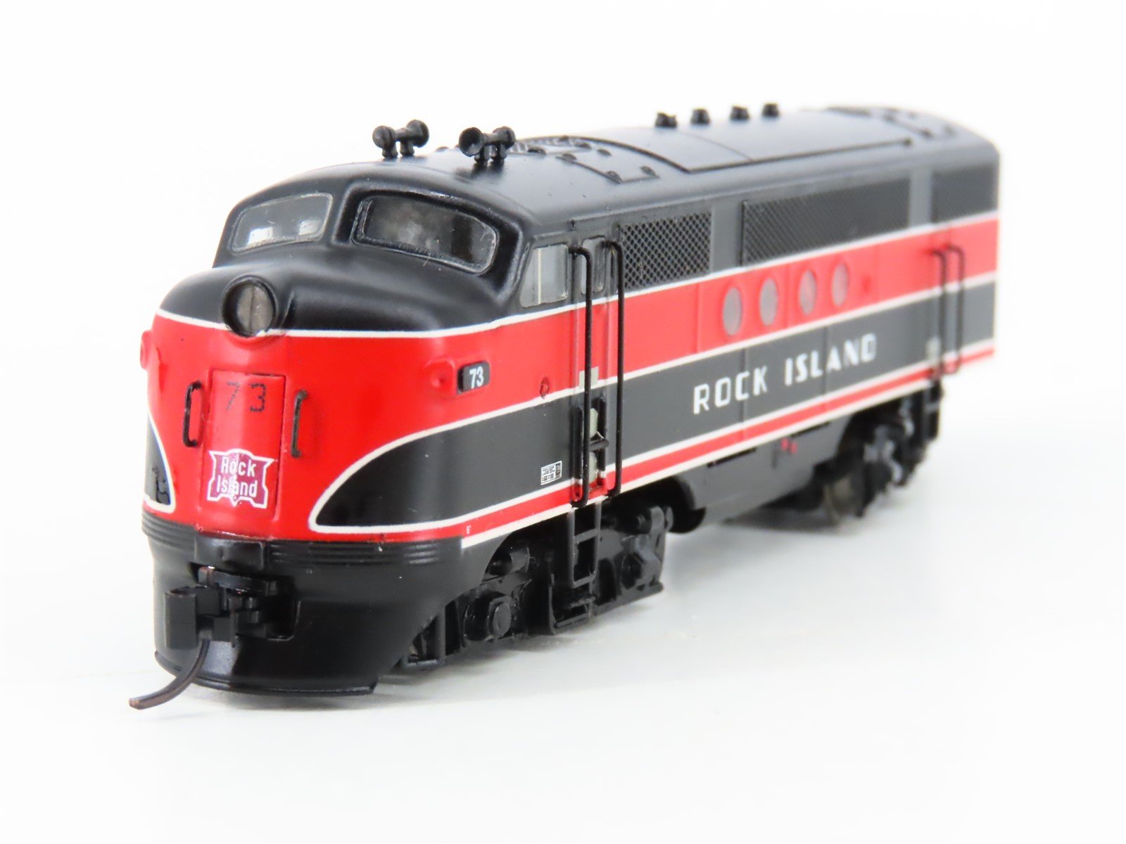 N Scale Intermountain RI Rock Island F7A Diesel Locomotive #73