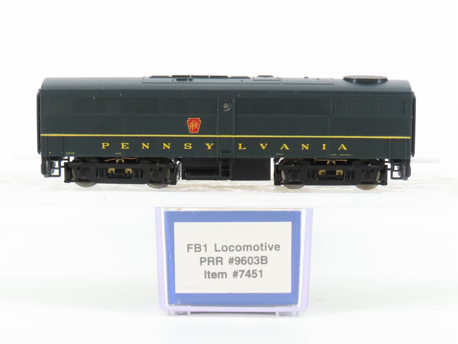 N Scale Life-Like 7451 PRR Pennsylvania FB1 Diesel Locomotive #9603B