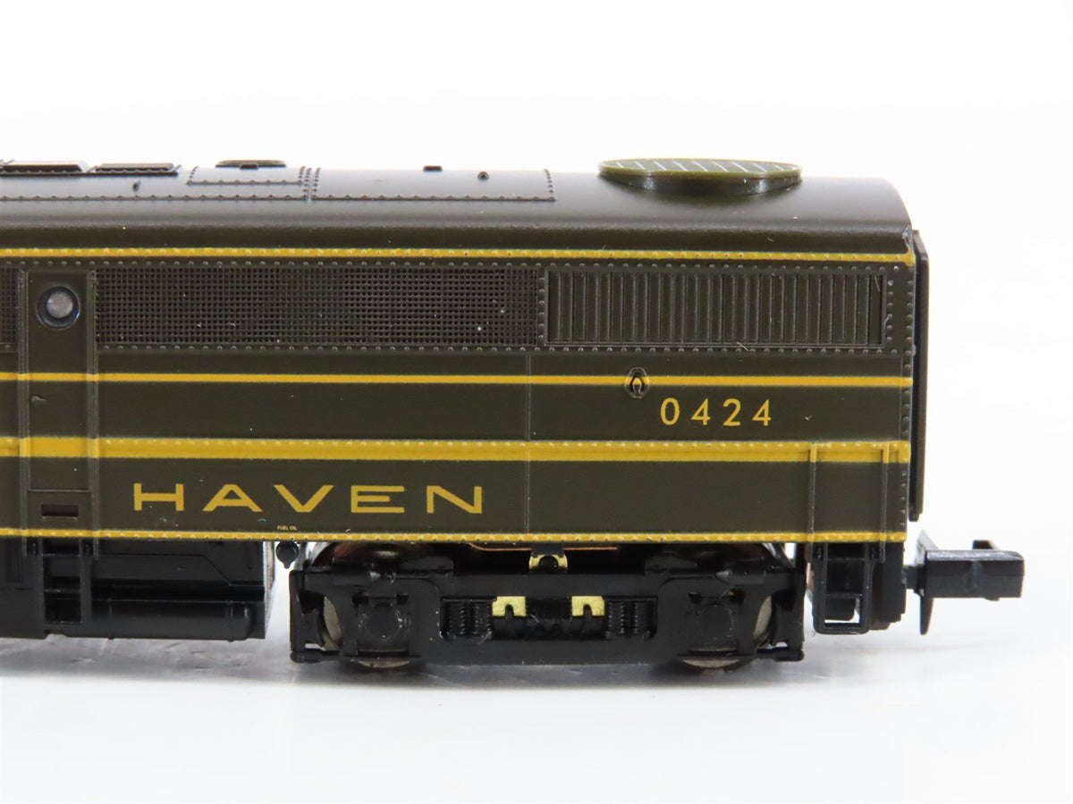 N Scale Life-Like 7450 NH New Haven FA1/FB1 Diesel Locomotive Set
