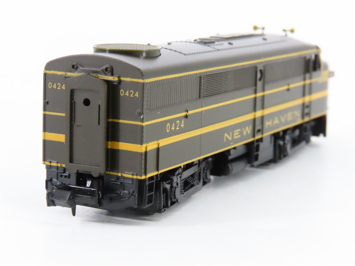 N Scale Life-Like 7450 NH New Haven FA1/FB1 Diesel Locomotive Set