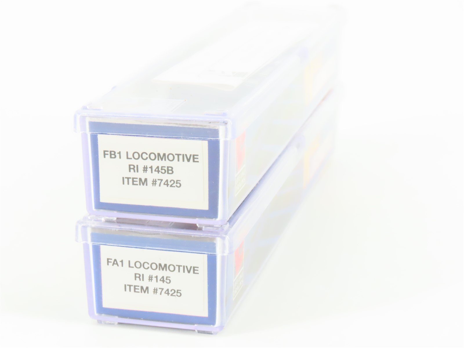 N Scale Life-Like 7425 RI Rock Island FA1/FB1 Diesel Locomotive Set