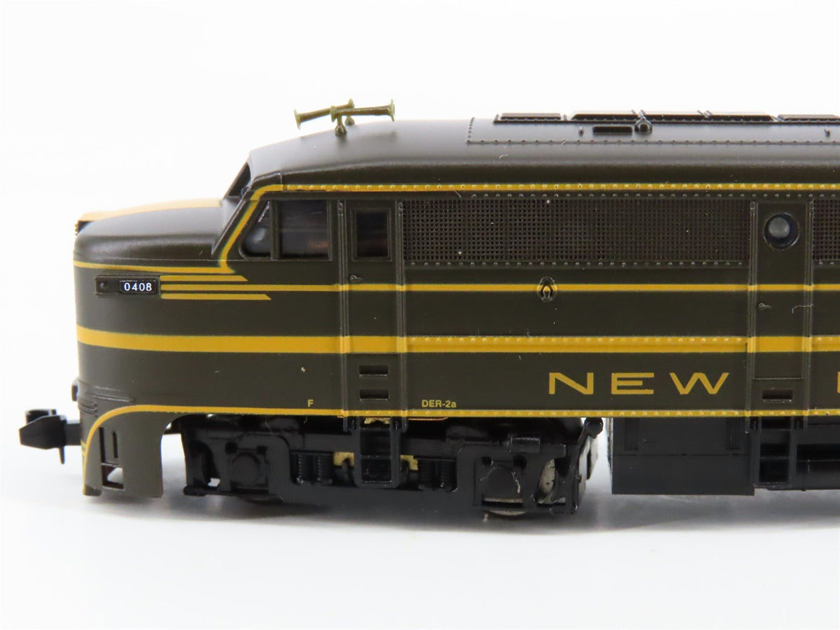 N Scale Life-Like 7449 NH New Haven FA1/FB1 Diesel Locomotive Set