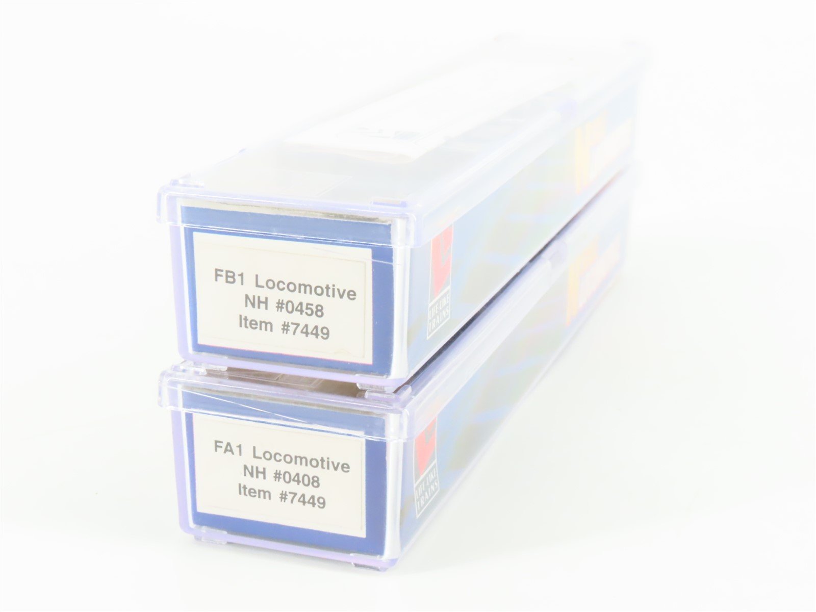 N Scale Life-Like 7449 NH New Haven FA1/FB1 Diesel Locomotive Set