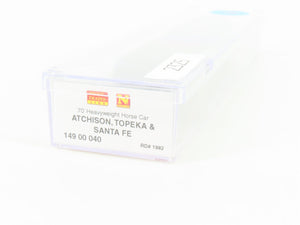 N Scale Micro-Trains MTL 14900040 ATSF Santa Fe 70' Horse Passenger Car #1982