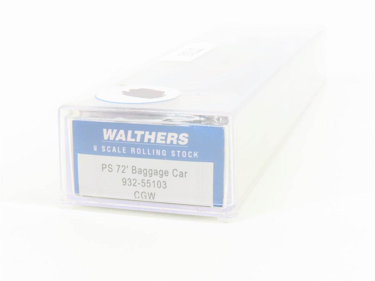 N Scale Walthers 932-55103 CGW Chicago Great Western 72&#39; Baggage Passenger