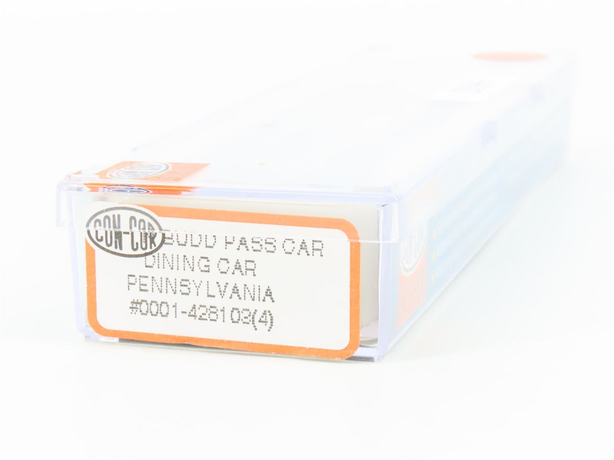 N Scale Con-Cor 0001-428103(4) PRR Pennsylvania Railroad Diner Passenger #4504