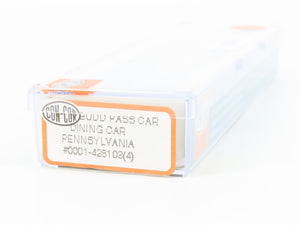 N Scale Con-Cor 0001-428103(4) PRR Pennsylvania Railroad Diner Passenger #4504