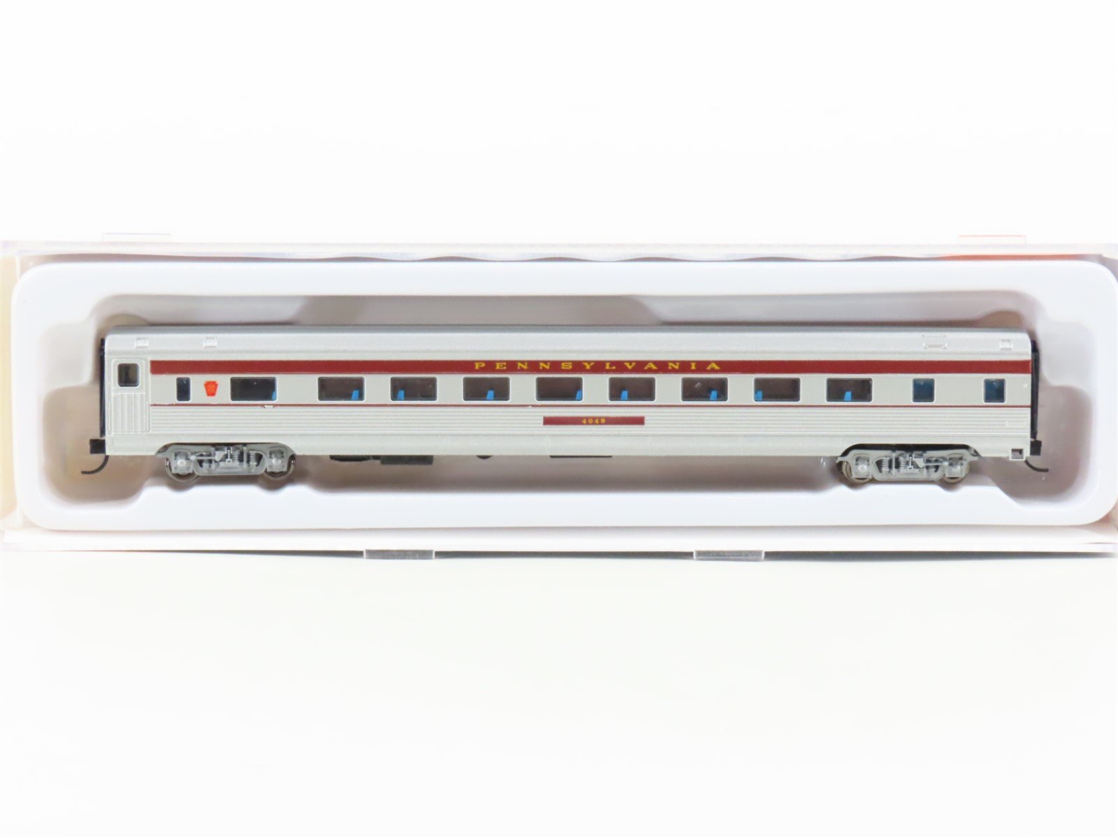 N Scale Con-Cor 0001-420103(6) PRR Pennsylvania Railroad Coach Passenger #4049