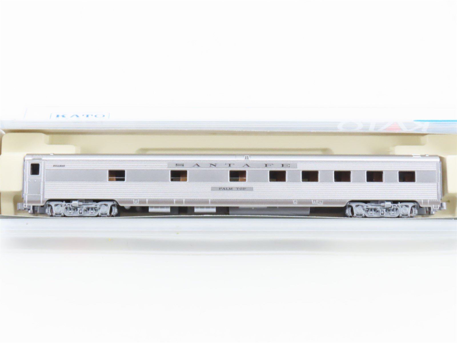 N Scale KATO ATSF Santa Fe Railroad Sleeper Passenger Car "Palm Top"