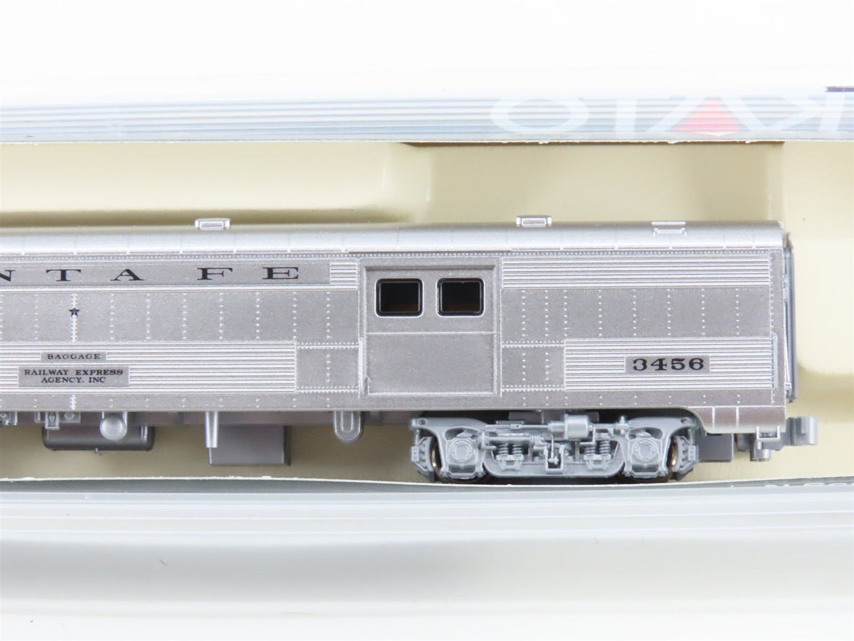 N Scale KATO ATSF Santa Fe Railroad Baggage Passenger Car #3456
