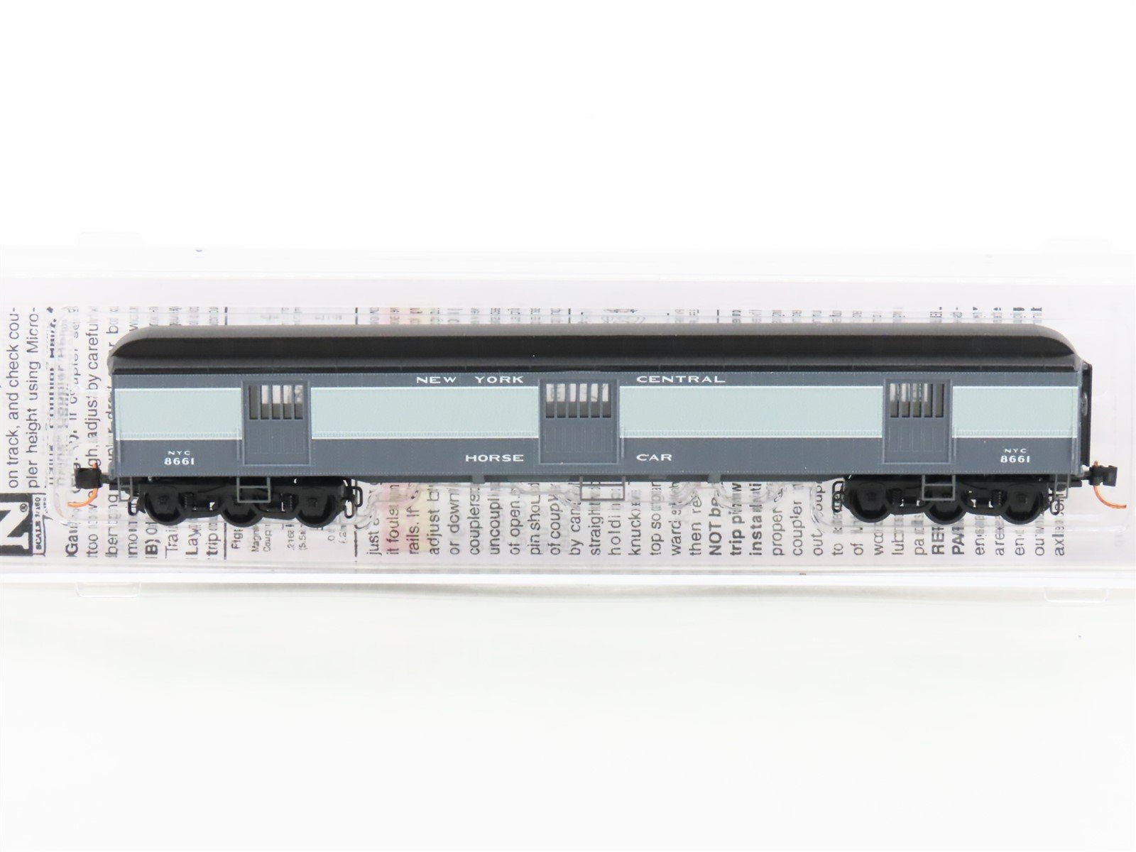 N Scale Micro-Trains MTL 14900130 NYC New York Central Horse Passenger Car #8661