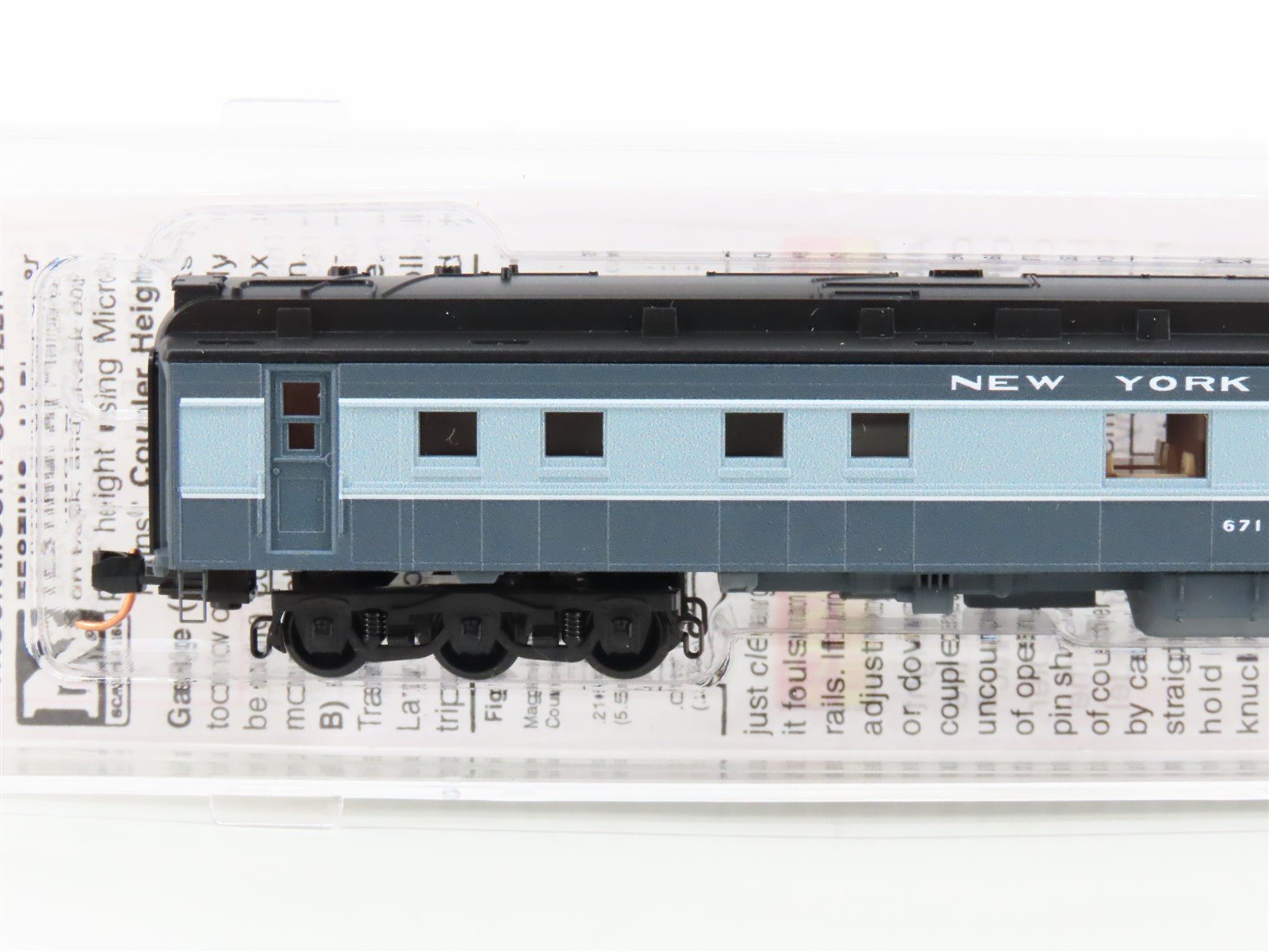 N Scale Micro-Trains MTL 14600130 NYC New York Central Diner Passenger Car #671