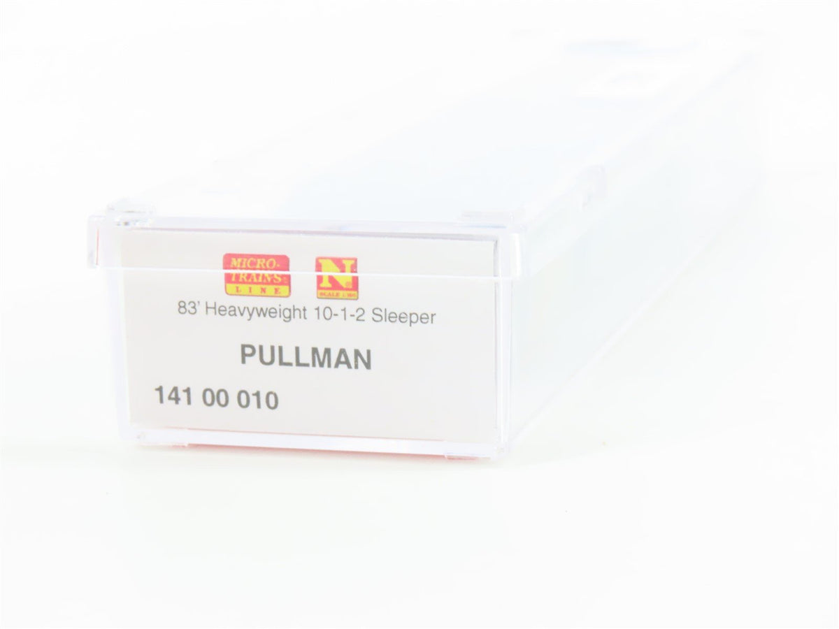 N Scale Micro-Trains MTL 14100010 Pullman 83&#39; Heavyweight Sleeper Passenger Car