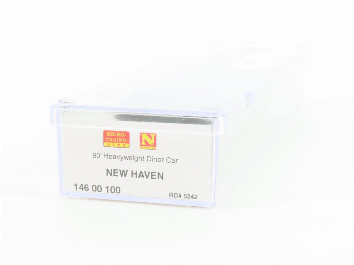 N Micro-Trains MTL 14600100 NH New Haven 80&#39; Heavyweight Diner Passenger #5242