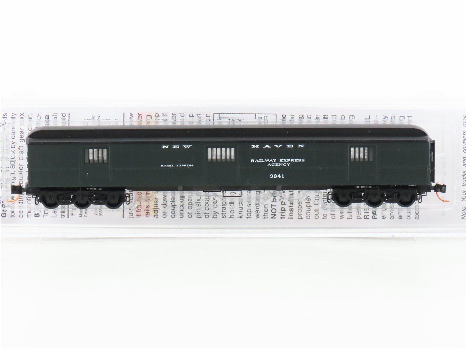N Micro-Trains MTL 14900100 NH New Haven 70' Horse Heavyweight Passenger #3841
